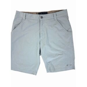 Oakley Mens Shorts Size 32W Light Blue Casual Performance Stretch